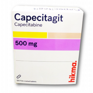 CAPECITAGIT 500 MG ( CAPECITABINE ) 120 FILM-COATED TABLETS